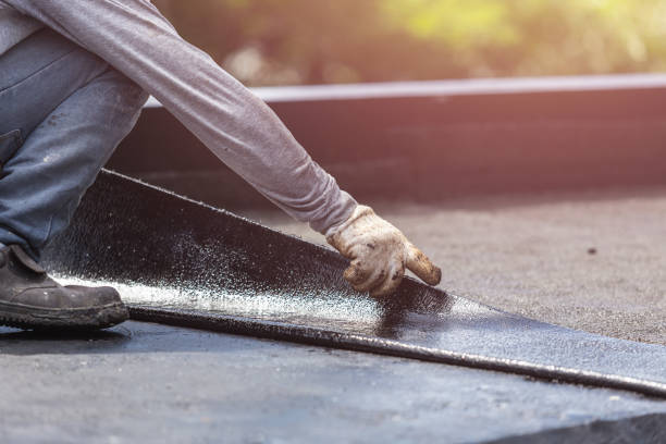 Professional Emergency Waterproofing technician working in Three Oaks, MI